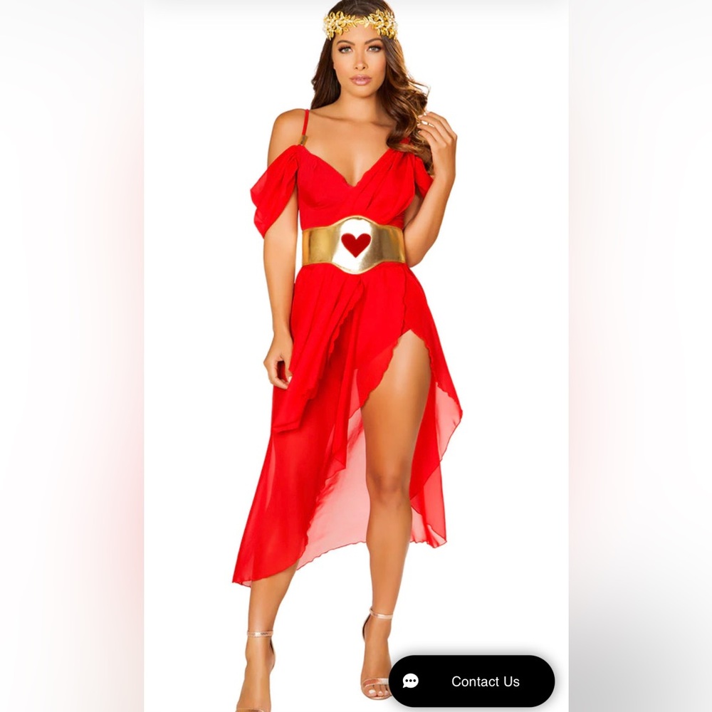 NWT Red Goddess Romper/Dress